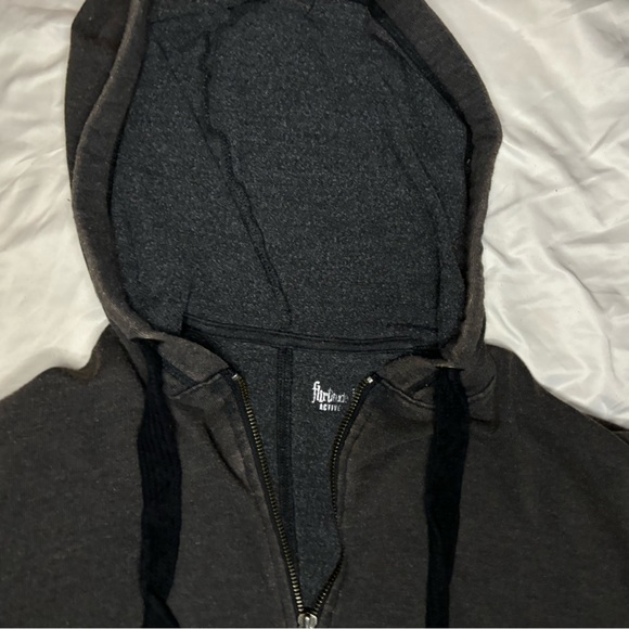 *GREAT CONDITION* Rusted Black/Grey Zip Up - Picture 4 of 8